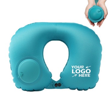 Air Pump Inflatable Neck Pillow 